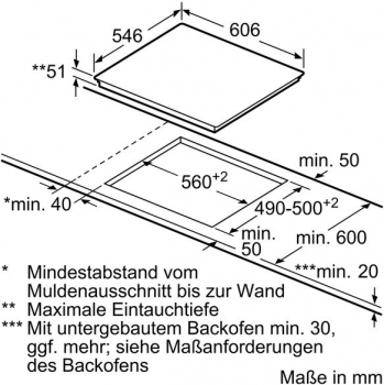 Neff T 56 TT 60 N 0 Kochfeld Autark